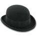Belfry Bowler Derby 100% Pure Wool Theater Quality Hat - Large Black - Buy Online on GoSupps.com