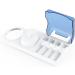 Buy Generic Toothbrush Holder for Oral-B Electric Toothbrush | Stand for 4 Brush Heads - White & Blue - Buy Online on GoSupps.com