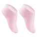 LNQ LUNIQI 1 Pair Silicone Socks Feet Moisturising Socks Callus Socks Anti Cracked Feet Gel Socks Moisturising for Callus Removal Spa Foot Care Foot Mask Pink