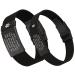 Road ID Personalized Medical ID Bracelet - Premium ID Wristband with Medical Alert Badge - Silicone Clasp Graphite/Black Band Width - 19mm