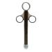 DIYWORK Plastic Lube Launcher Enema Injector Vaginal and Anal Shower (Black)