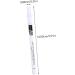 Healeved 84 Pcs Eyeliner Pencil White Marker Pen Liquid Makeup Cosmetic Pencil White Liner Stick Wooden Pole - Buy Online on GoSupps.com