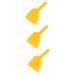 POPETPOP 3 Pcs Plastic Honey Spatula Honey Harvesting Tool Squeegee Honey Collecting Tool Beekeeping Supplies 20x10.5cm x3pcs Yellowx3pcs