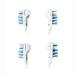 4Pcs Sensitive Replacement Toothbrush Heads  fit for Oral-B 4732 3733 4733  Crisscross Bristles and Rotating Powerhead