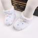 Baby Winter Warm Fleece Booties | Non-Slip Soft Sole Sock Shoes for Girls Boys | Adjustable Crawling Prewalker Boots | 0-18 Months (12-18 Months) - B White - Buy Online on GoSupps.com