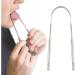 Tongue Scraper Stainless Steel Tongue Cleaners Fresh Breath Restored Taste U Shape - Buy Online on GoSupps.com