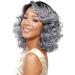 BigBigMe Short Curly Grey Lace Wig for Women - European & American Styling - Natural Look - Buy Online on GoSupps.com