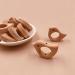 Wendysun 10pcs Lovely Cartoon Wood Teether Pure Natural Animal Bird Shape Baby Teething Nursing Beech Teether Baby DIY Pendant Toy (10pcs) - Buy Online on GoSupps.com