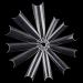 600 Pcs XXL Stiletto Nail Tips - Clear Half Cover Acrylic False Nails for Salon & Home Use - Buy Online on GoSupps.com