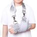 Kids Wrist Brace with Arm Sling Adult Wrist Support Brace Belt Youth Hand Immobilizer Children Night Support to Aid Sprains Strains Tendonitis Carpal Tunnel (Left hand Small) Left hand Small