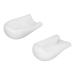 Silicone Heel Pad White Invisibility Flexible Enough Increase Height Keep Comfortable Cool Silicone Heel Cups