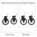 Universal Stroller Wheels Replacement | Rubber Accessories for Yoya/Vovo Strollers | Front Tire with Tools - Buy Online on GoSupps.com