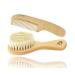 Natural Soft Newborn Baby Brush Set with Goat Hair Bristles and Eco-Friendly Wood Handle - Buy Online on GoSupps.com