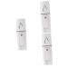 Healeved 3 Pcs Mist Sprayer Hunidifier Mini Face Humidifier Humidifiers Face Moisturizing Sprayer White