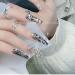 3D Nail Studs Rhinestone Crystal Beads Mermaid Design - Snake-Shape - Buy Online on GoSupps.com