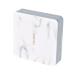 Homsfou contact lens container cleaning case container for contact lenses eye case case holder mini lens container eye lens container care suite applicator container bracket white