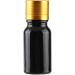 Tianzd 4-Pack 10ml Black Glass Bottles with Gold Caps - Perfect for Oils Fragrances Perfumes & Aromatherapy - Ideal for Travel & Storage - Buy Online on GoSupps.com