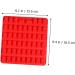 MAGICLULU 2pcs 53 Silicone Gummy Mold Animal Cake Molds Fondant Mold Silicone Candy Molds Gummy Moulds Tool Trays Silicone Molds for Candy Resin Molds Cookie Mould for Cakes 3D Gummies Fudge 16.5*15.5*1.2cmx2pcs Redx2pcs - Buy Online on GoSupps.com