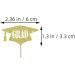 Luxshiny 10 Sets Graduation Cupcake Toppers 2024 Graduation Cake Topper Class of 2024 Graduation Gold Glitter Double-sided Grad Cap Cake Toppers for Graduation - Buy Online on GoSupps.com