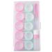 Erictions 5 couples contact lenses case eye contact lens box women travel contact lenses case soac container lenses box for beauty pupil pink green