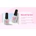 2pcs UV Gel Nail Polish Base & Top Coat Set Nail Primer & Manicure Kit 10ml | International Shipping - Buy Online on GoSupps.com