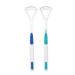 BauGger tongue scraper |2 pieces tongue scraps oral tongue cleaner mouth tongue cleaning brush fresh breath maker oral hygiene care brush
