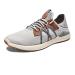 OLUKAI Mio Li Men's Athletic Shoe, Lightweight & Breathable Mesh, Comfort Fit & Wet Grip Rubber Soles, Premium Embossed Leather Eyestays 10.5 Mist Grey/Poi