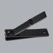 suoera 2X Black Nail Clippers Stainless Steel Super and Toenails Manicure Tool Flat Nose Nail Clippers S - Buy Online on GoSupps.com