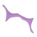FOMIYES Eyebrow Stencils Brow Guide Stencil Brow Shaping Stencil Eyebrow Shaper Silicone Makeup Stencil Brow Guide Template Eyebrow Shaping Template Silica Gel Make up Blindfold Purple