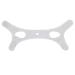Anti Snoring Mesh Chin Strap Mesh Breathable Suspend Snoring Head Band Snore Reducing Aid (White)