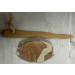 MCUILEE Wooden Bath Brush Set - Soft Bristle Body Massager with Long Handle for Shower & Back (2 Pack) - Ideal for Smooth Skin & Relaxation - Buy Online on GoSupps.com