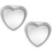 Zerodeko 8 Pcs Heart Cake Mold Cake Mould Baking Trays for Oven Deep Baking Pans for Oven Roasting Pan Lasagna Pan Flat Skillet Cake Decorating Stencils Aluminum Alloy Paper Cup Bakeware 15.3X14.8X5.3CMx4pcs Silverx4pcs - Buy Online on GoSupps.com