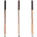 twcrvil 2 in 1 Double-ended Eyebrow Pencil Three Colors Eyeliner Concealer Invisible Professional Pen Cosmetics Long Lasting Light Coffee - Buy Online on GoSupps.com