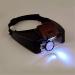 Tools 10X Lighted Magnifier Illuminated Magnifying Glass Loupe Glasses Headset Head Adjustable Headbrand Third Hand Optical Instrument Magnifying - Buy Online on GoSupps.com