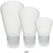 Luxshiny 3pcs Refillable Bottles Shower Gel Bottles Travel Shampoo Containers Leakproof Containers White Size 1x3pcs Whitex3pcs - Buy Online on GoSupps.com