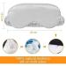 OneCut Silk-Like Sleep Eye Mask - Lightweight & Comfortable for Men and Women - Gray - Buy Online on GoSupps.com