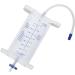 Urinary Drainage Bag with Anti-Reflux Chamber 750ml Leg Bag Urinary Bag for Home and Hospitals Health Aids (5Pc 750ml) - Buy Online on GoSupps.com