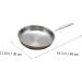 Zerodeko 1 Pc Stainless Steel Non Stick Pan Classic Pan Stainless Steel Cooking Utensils Non-Stick Pan Stainless Cookware Flat Frying Pot Uncoated Pancake Pan 304 Stainless Steel - Buy Online on GoSupps.com