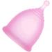 Premium Pink Silicone Menstrual Cup - Reusable Soft & Eco-Friendly | Worldwide Shipping - Buy Online on GoSupps.com