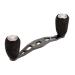 Lixada Carbon Fishing Reel Handle Carbon Baitcasting Trolling Reel Handle Left Right Ultralight Reel Handle Reel Crank Accessory with converter
