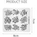 Alexnailart Nail Stamping Plate FL016 - Multi-Pattern Stamping Template for Image Print Nail Art Design - Nail Stamper & Scraper Nails Tool - Buy Online on GoSupps.com