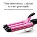 Hair Curler Flat Iron with LED Display | One Step Triple Barrel Auto Curling Iron for Stylish Waves | Best Styling Tool for Women - Buy Online on GoSupps.com