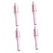 NOLITOY 4pcs Fully Automatic Hair Curling Iron Hair Curler Straightener Hair Tool Electric Abs Pink 32.50X5.50X5.50CMx4pcs Pinkx4pcs