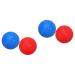 Beavorty 4 pieces lacrosse balls massage yoga ball foam roller for the back roller ball massage massage ball fascia ball for feet muscle roller body massage ball gymnastics ball