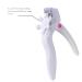 Adjustable Acrylic Nail Clipper - Stainless Steel Cutter for False Nails - White Manicure Tool - Buy Online on GoSupps.com