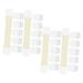 FOMIYES 4pcs Neck Lift Stickers Lifting Belt Facial Lifting Tape - Neck Sticker Care Swan Neck 20.5x4cm As Shown