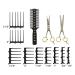 CombPal Scissor Clipper Over Comb Hair Cutting Tool - Jumbo Value-Pack for DIY Haircuts - Buy Online on GoSupps.com