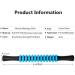 FC Fancy Massage Muscle Scooter - Trigger Point Manual Massage Device for Pain Relief & Body Regeneration | Perfect for Legs Back Neck & Arms - Blue - Buy Online on GoSupps.com