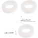 Beaupretty 2 Rolls Front Lace Wig Tape in Human Hair Extensions Wig Tape Wig Extension Tape Extention Tape for Wig Toupee Tape Hair Extention Tape Dedicated Extension Belt White - Buy Online on GoSupps.com