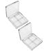 Beaupretty 4 pieces mark empty lipstick palette make-up palette empty lipstick container empty acrylic make-up eyeshadow shell clear eyeshadow pallet empty box cosmetics travel